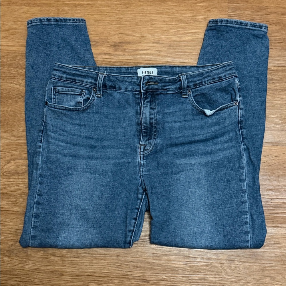 Pistola Women's Classic Blue Skinny Jeans